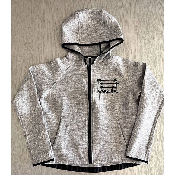 Lululemon SoulCycle Warrior City Bound Gray Hoodie Size 4 - Picture 2 of 9